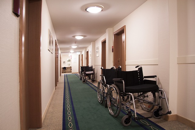 řada invalidních vozíků